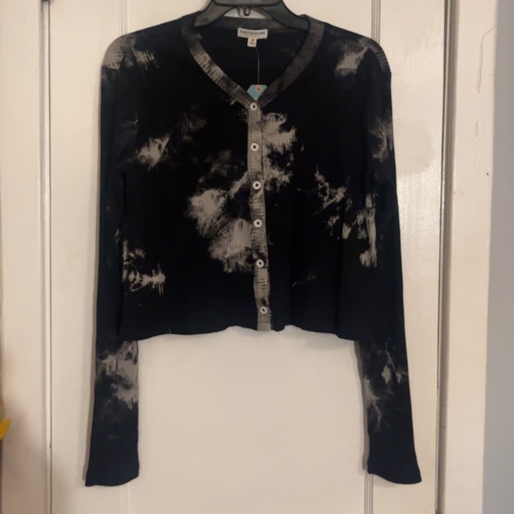 Tie dye cropped sweater